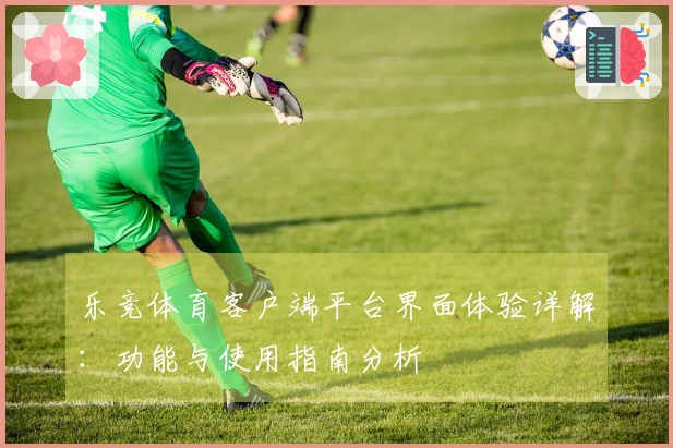 乐竞体育客户端平台界面体验详解：功能与使用指南分析